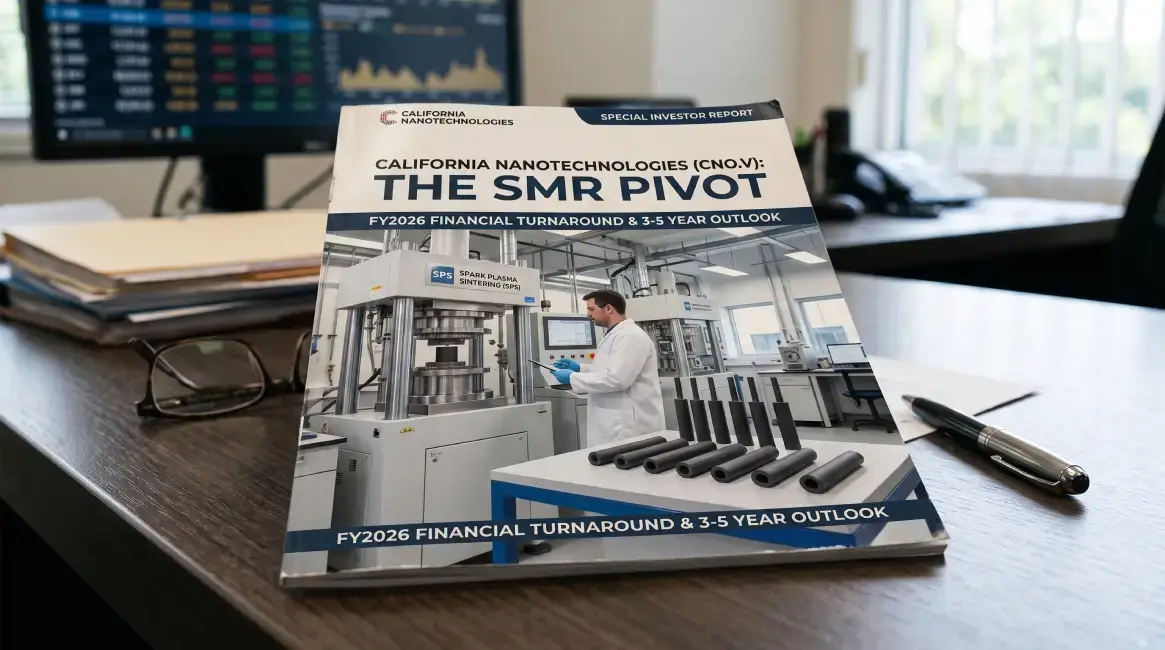 California Nanotechnologies (CNO.V): The SMR Pivot & FY2026 Turnaround Analysis