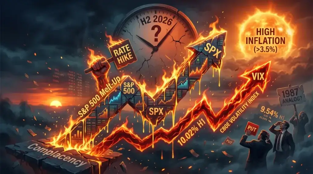 The Anatomy of a “Melt-Up with Fear”: What a Rising VIX Warns About Second-Half Rate Hikes