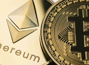 Bitcoin and Ethereum logos