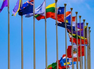 country flagpoles