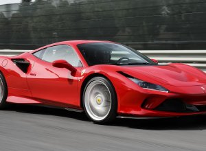 Ferrari car on race track